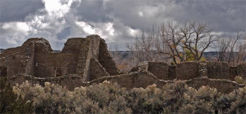 Aztec Pueblo Ruins