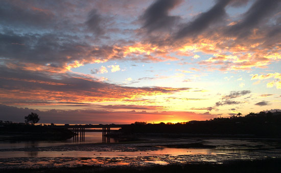 Sunset at Batiquitos Lagoon