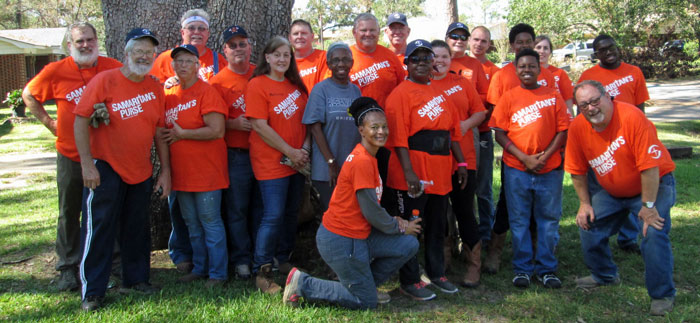 A Typical Samaritan's Purse Work Crew and Homeowner