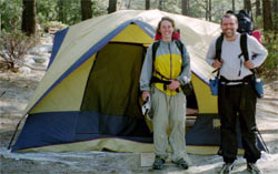 Melodie and Vonda's Palatial Tent.