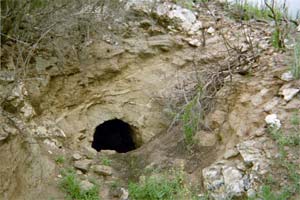 Old Mine along the trail in the San Felipe Hills.