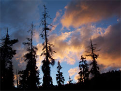 Sunset, PCT, California, 2003