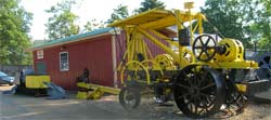 This large shovel often had to be disassembled to move from room to room.