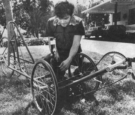 Me with my Human Powered Vehicle