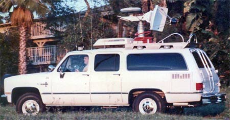 A Television Reporting Truck