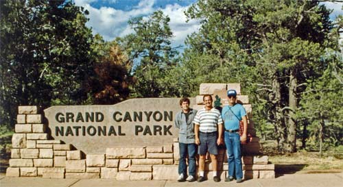 Circa 1990, Don, and German guy whose name I don't remember, and I flew to The Grand Canyon in Don's Plane. Me, German Guy, Don