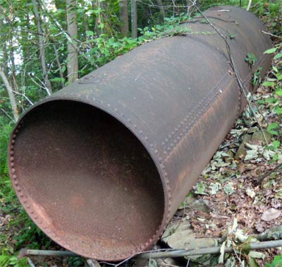 A Tank abandoned in the East Palisades Woods.