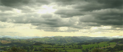 Farm Fields in the distance