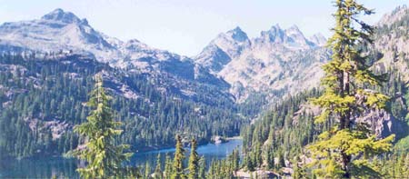 Spectacle Lake, Alpine Lakes Wilderness.