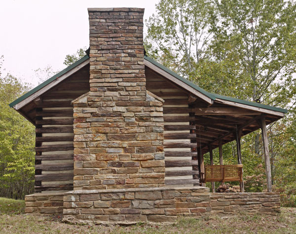 Flagg Hollow Cabin from West