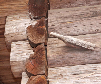 Log Cabin Joint Detail