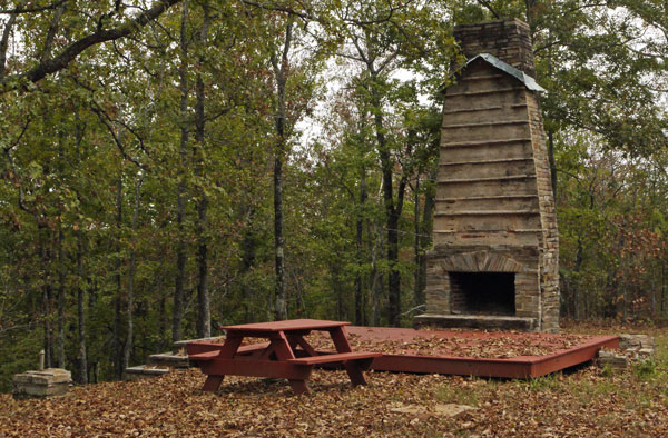 Tent Platform at Cabin Ruins