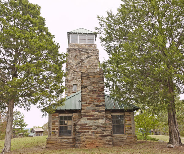 Flagg Tower from West