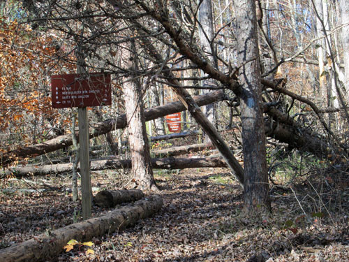 Rabbittown Road crossing east of Pinky Burn's Place