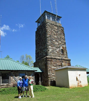 Flagg Mountain Stone CCC Fire Tower