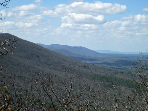 View South from Clairmont Top