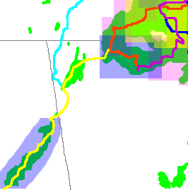 Map of Southeast Trails