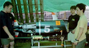 OMER's Human Powered Submarine, 2002.