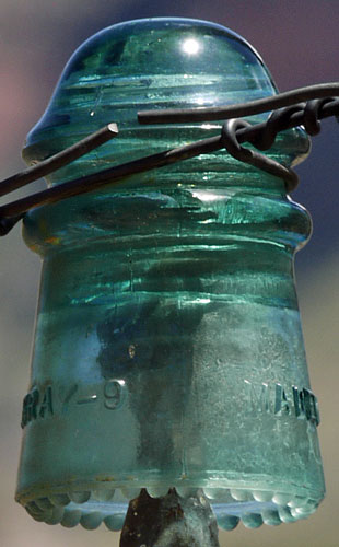 Green Glass Insulator