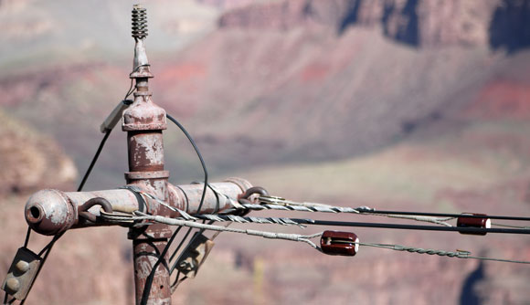 Insulated Wires Carry Emergency Phone Signal