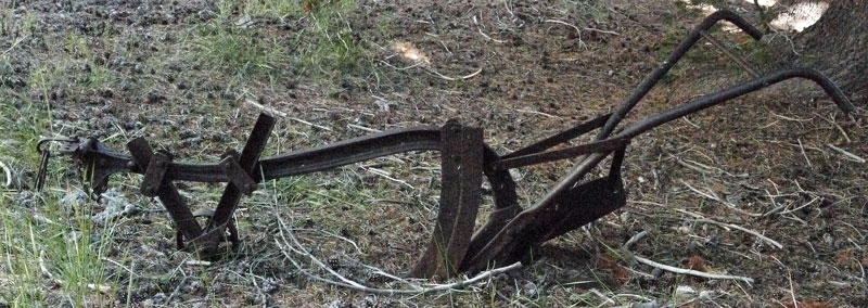 Plow Behind East Casa Vieja Cabin