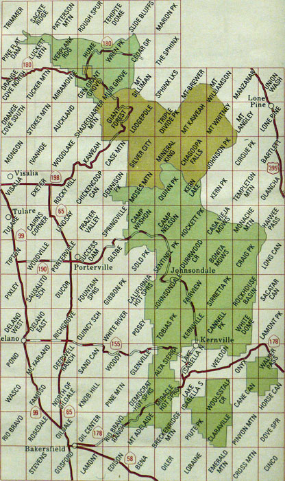 South Sierra Topo Maps